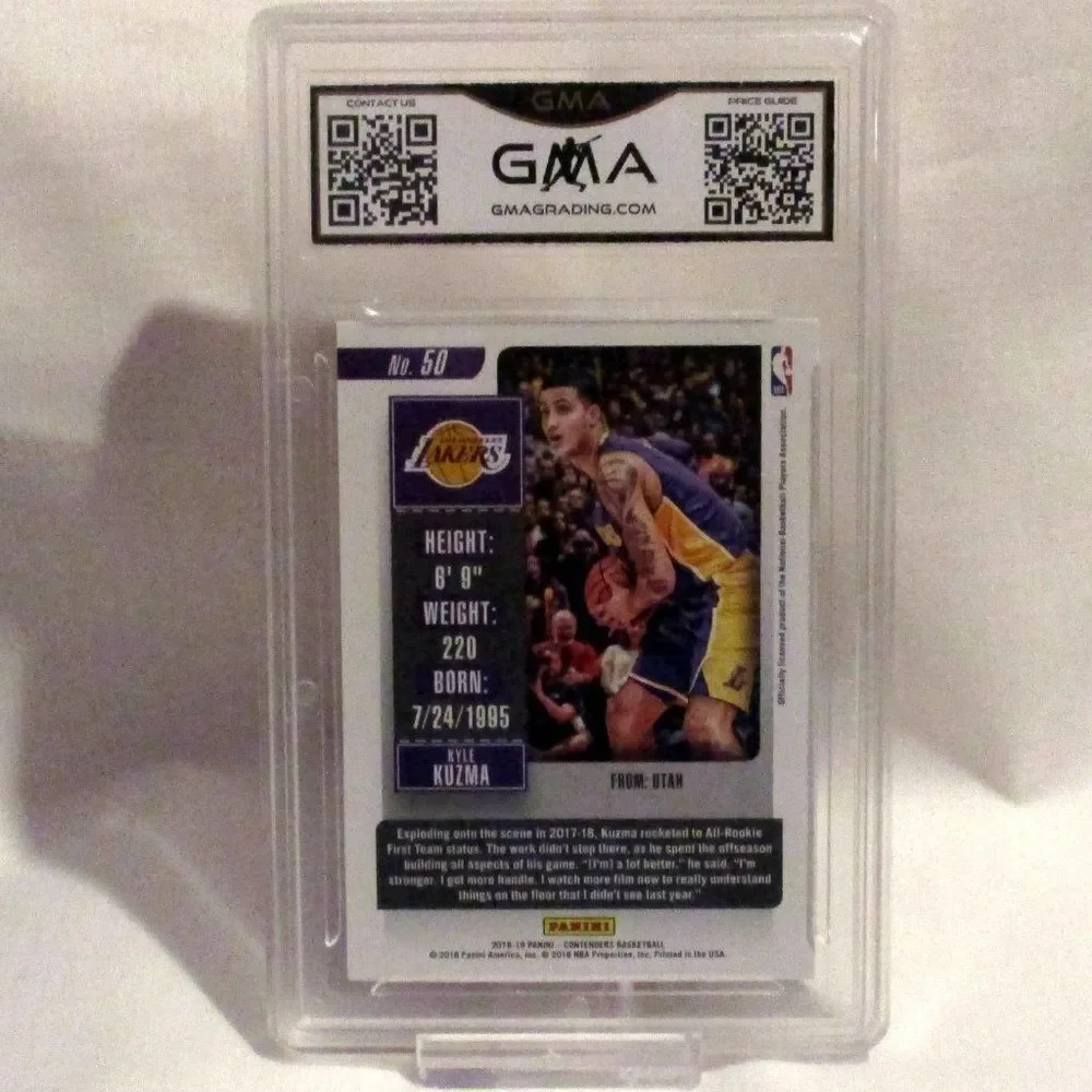 Kyle Kumza Game Ticket 2018 Panini Contenders
